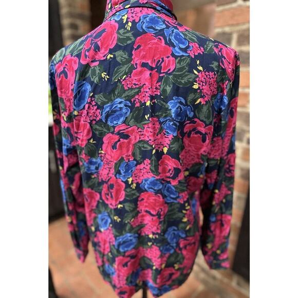 Vintage Pendleton Shirt Womens Button Down Floral colorful Cottagecore 90’s 12 - Picture 2 of 8